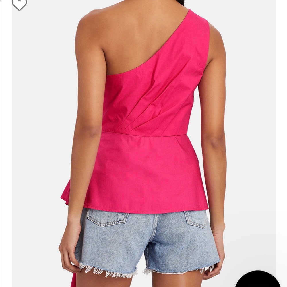 Self portrait asymmetrical one-shoulder top size 2 - Picture 4 of 5